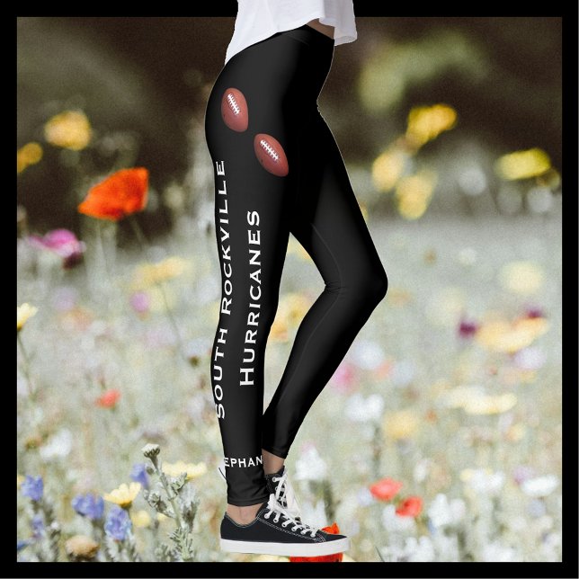 CHOISISSEZ VOTRE COULEUR Football Team Leggings av (Créateur téléchargé)