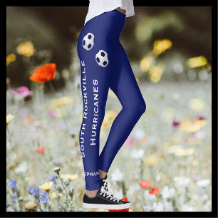 CHOISISSEZ VOTRE COULEUR Soccer Team Leggings with