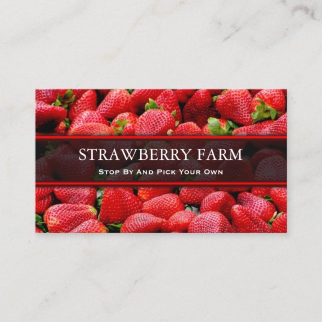 Choisissez Votre Propre Fraise, Carte de visite (Devant)