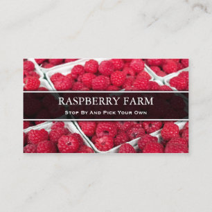 Choisissez votre propre framboise, Carte de visite
