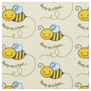 Choisissez votre tissu motif d'abeille couleur arr