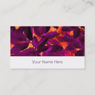 Choisya Autumn 3 business card stripe white