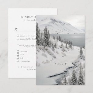 choix de repas de mariage d'hiver en Islande RSVP