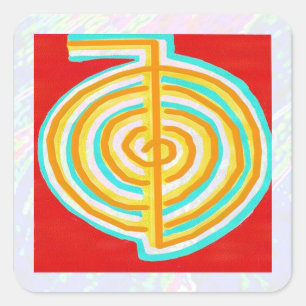 CHOKURAY ReikiHealingArt Square Sticker