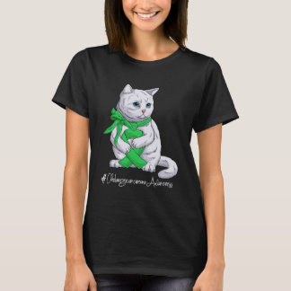 Cholangiocarcinoma Awareness Month Green Ribbon Ca T-Shirt