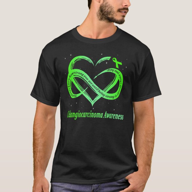 Cholangiocarcinoma Warrior T-Shirt (Front)