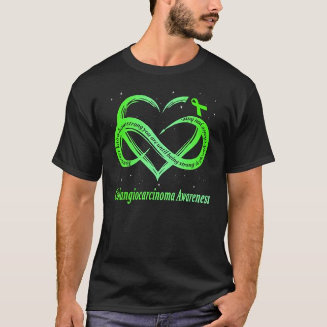 Cholangiocarcinoma Warrior T-Shirt (Front)