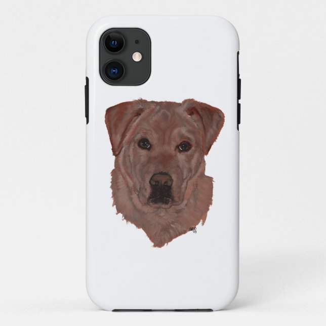 Cholcolate Brown Labrador Retriever Case-Mate iPhone Case (Back)
