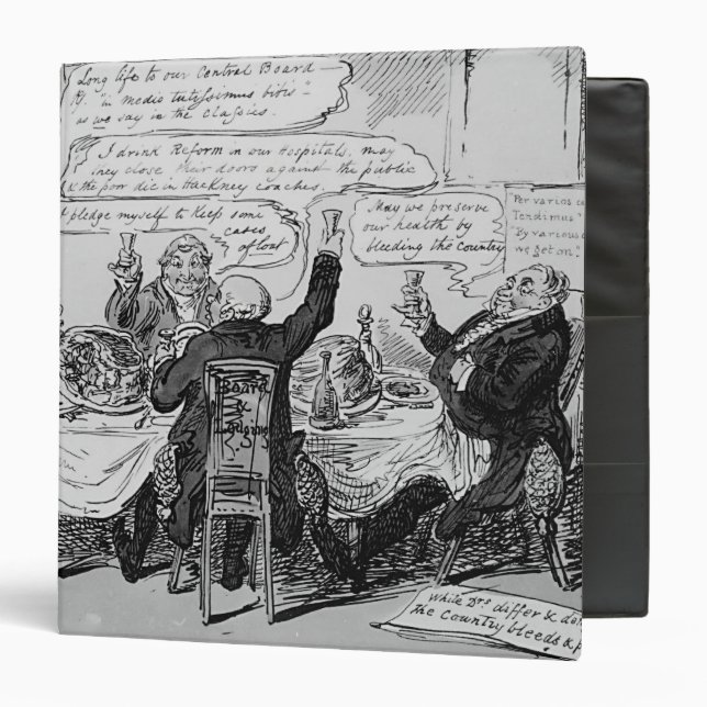 Cholera Consultation at Central Board of Binder (Front/Inside)