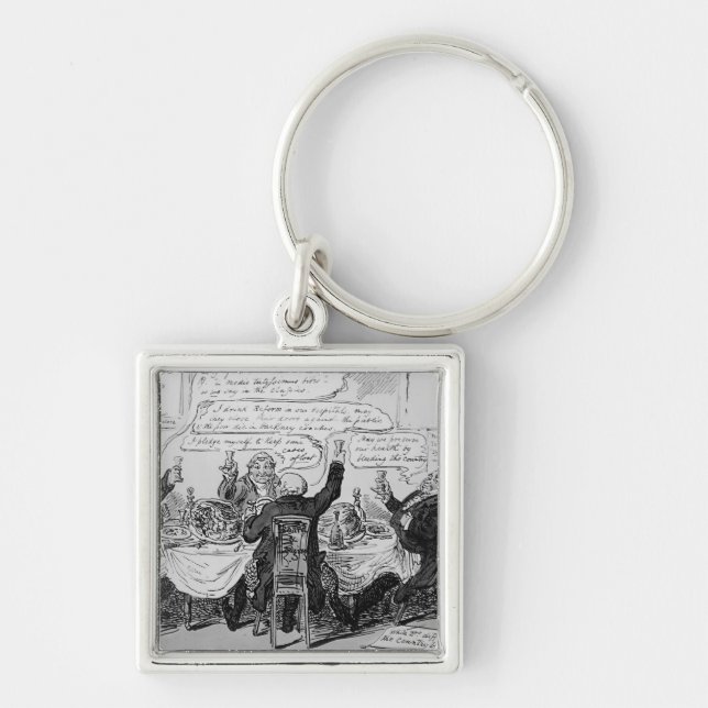 Cholera Consultation at Central Board of Keychain (Front)