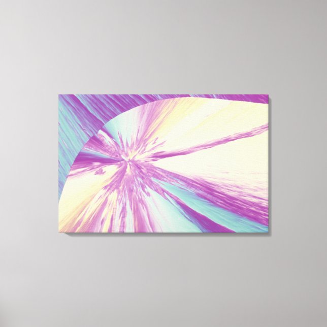 Cholesterol crystal canvas print (Front)