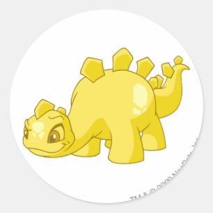 Chomby Gold Classic Round Sticker