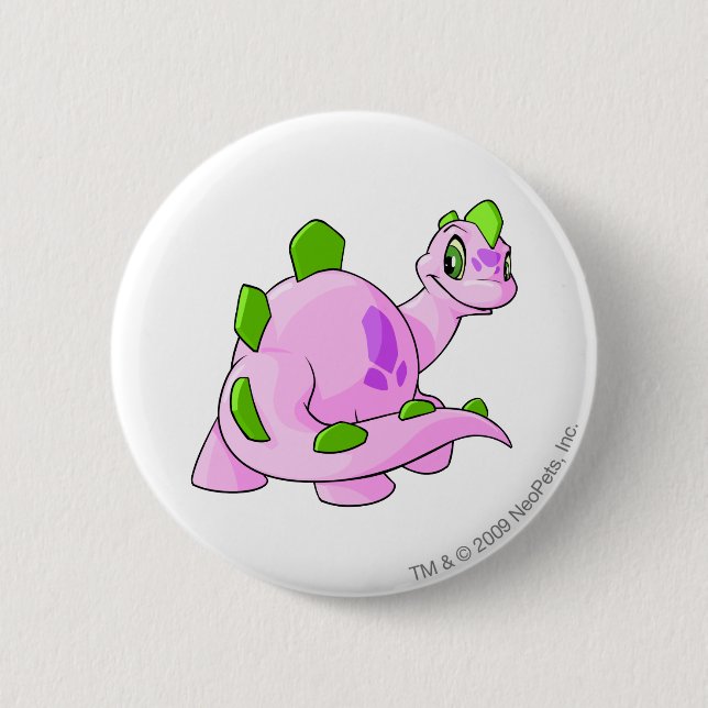 Chomby Pink 2 Inch Round Button (Front)