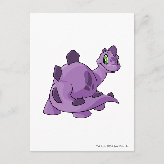 Chomby Purple Postcard (Front)