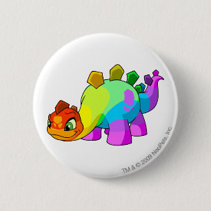 Chomby Rainbow 2 Inch Round Button