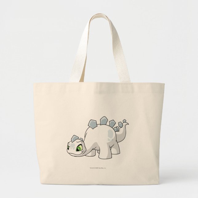 Chomby White Large Tote Bag (Front)