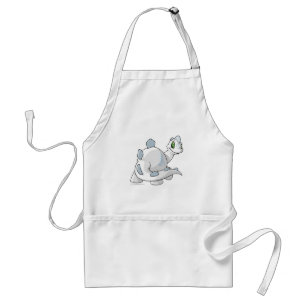 Chomby White Standard Apron