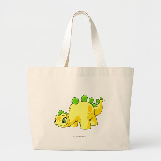 Chomby Yellow Large Tote Bag (Front)