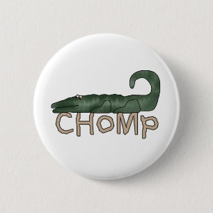Chomp Alligator Tshirts and Gifts 2 Inch Round Button