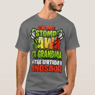 Chomp Rawr I'm Grandma of Birthday Dinosaur Matchi T-Shirt