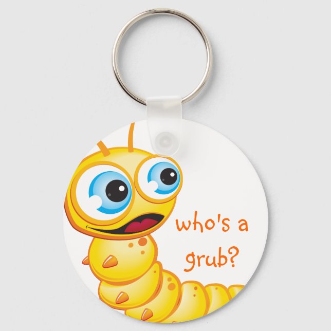 Chomp the Grub :: Keychain (Front)