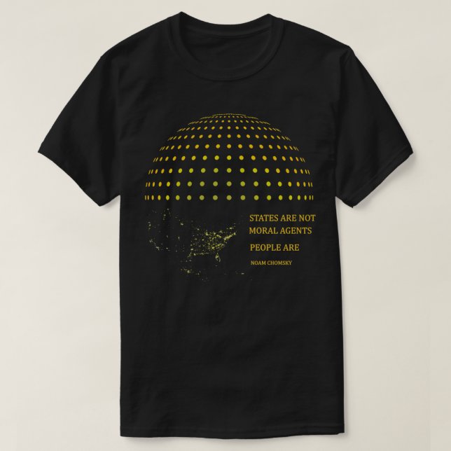 Chomsky Morals T-Shirt (Design Front)