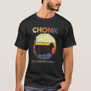 Chonk Cat Big Meme Retro Style Vintage Cats Memes T-Shirt