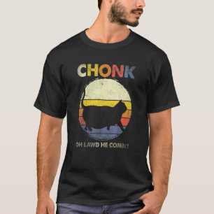 Chonk Cat Big Meme Retro Vintage Cats Memes T-Shirt