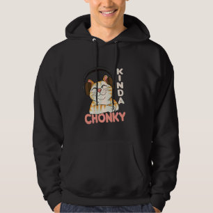 Chonk Cat Meme Cat Mom Cat Dad Funny Overweight Ch Hoodie