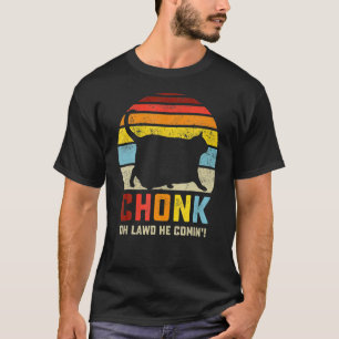 Chonk Cat Scale Meme Vintage Cats Memes T-Shirt