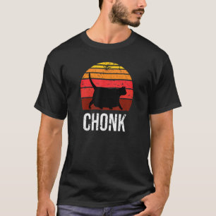 Chonker Meme Inspired Fat Cat Meme Related He Comn T-Shirt