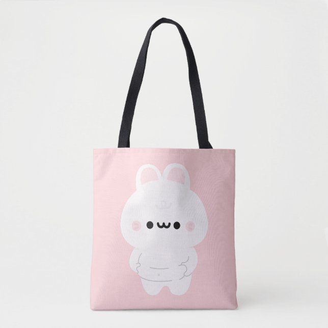 Chonky Bunny Tote Bag (Front)