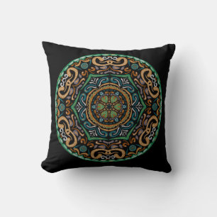 Chons Da Mandala Throw Pillow