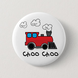 Choo Choo Train 2 Inch Round Button