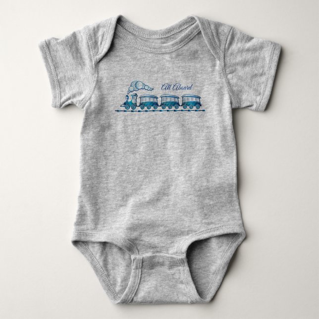 Choo Choo Train Baby Bodysuit (Front)