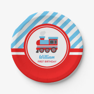 Choo Choo Train Birthday Party Decoration Paper Plate