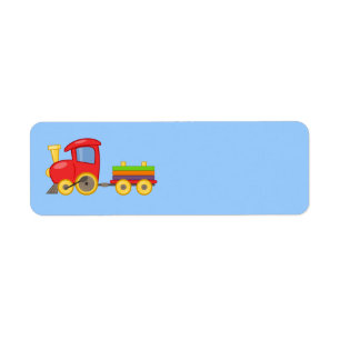 Choo Choo Train Blank Labels