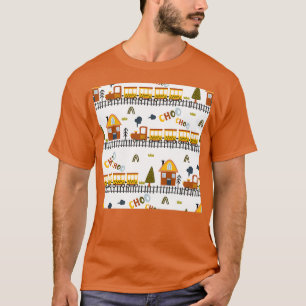 Choo Choo Train Boy Pattern for Little Kids 1 T-Shirt