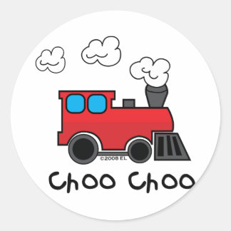 Choo Choo Train Classic Round Sticker