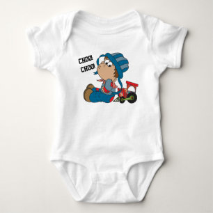 Choo, Choo, Train Engineer Baby Bodysuit