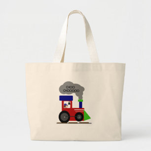 Choo Choo Train Large Tote Bag