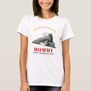 Choo Choo Train Mommy Kids Birthday T-Shirt