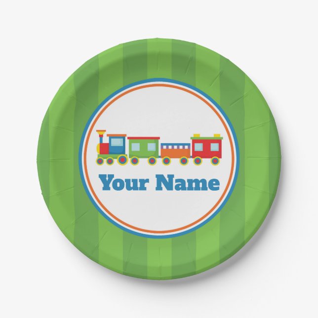 Choo Choo Train Plate (Front)