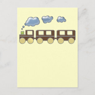 Choo Choo Train Postcard