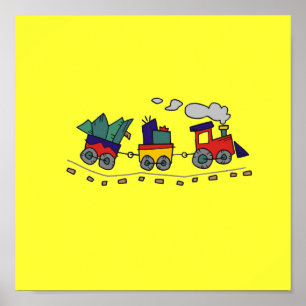 Choo Choo Train Poster up to 15x15