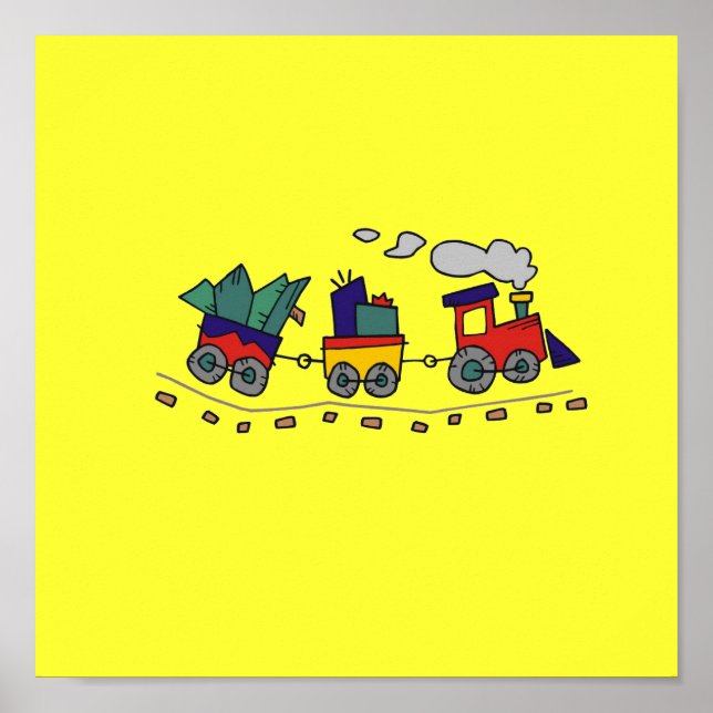 Choo Choo Train Poster up to 15x15 (Front)