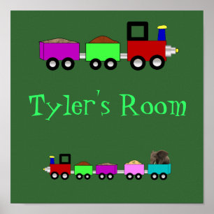 Choo Choo Train Room Sign