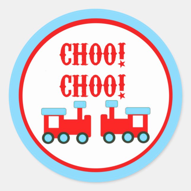 Choo Choo Trains Stickers (Front)