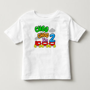 Choo I'm 2 Shirt, Funny 2nd Birthday  Toddler T-shirt