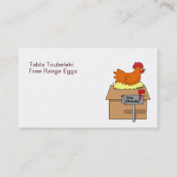 Chook House Funny Chicken on House Cartoon